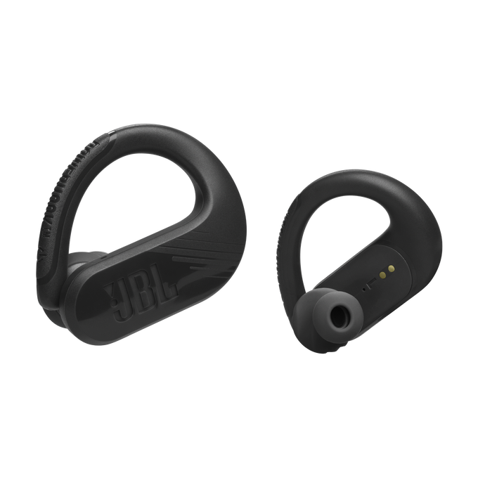 JBL Endurance Peak 3 - Black - Dust and water proof True Wireless active earbuds - Front image number null
